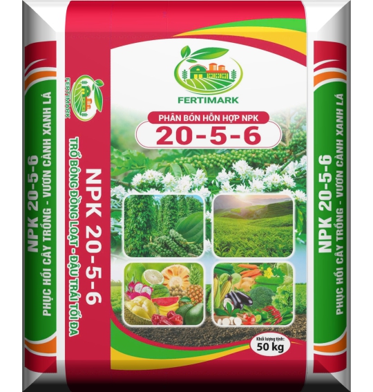 Phân bón Fertimark NPK 20-5-6