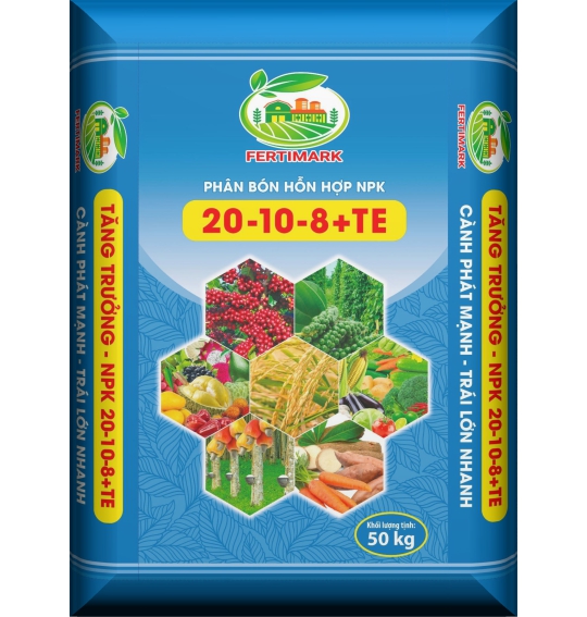 Phân bón Fertimark NPK 20-10-8+TE