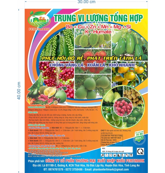 Phân bón Trung Vi Lượng tổng hợp